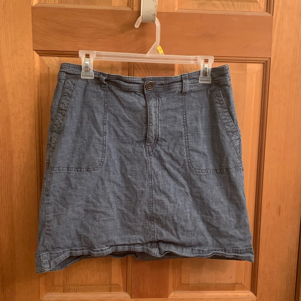 Croft and Barrow denim skirt / skort